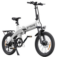 ENGWE C20 Pro Foldable Electric Bike - 850W Power | 19.2Ah Battery | 30mph Speed | 93mi Range