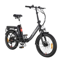 Cyrusher Loop Foldable Electric Bike - 250W Power | 10.4Ah Battery | 15.5mph Speed | 45mi Range 