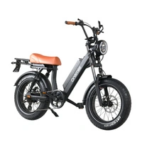 Onemile Scrambler V Pro Electric Bike - 850W Power | 19.2Ah Battery | 28mph Speed | 56mi Range | Retro V/2.0 | Step-Thru