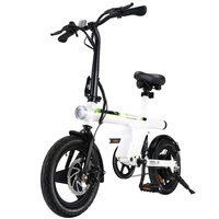 isinwheel CityGlide U1 Foldable Electric Bike - 500W Power | 7.8Ah Battery | 20mph Speed | 28mi Range