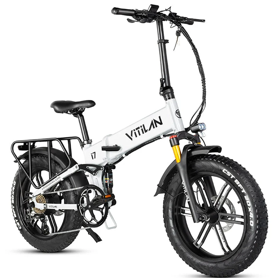 Vitilan I7 Pro Foldable Electric Bike - 750W Power | 20Ah Battery | 28mph Speed | 55mi Range