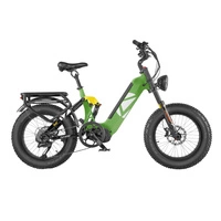 Cyrusher Quest Electric Bike - 1000W Power | 20Ah Battery | 28mph Speed | 81mi Range | Mid-Drive Step-Through