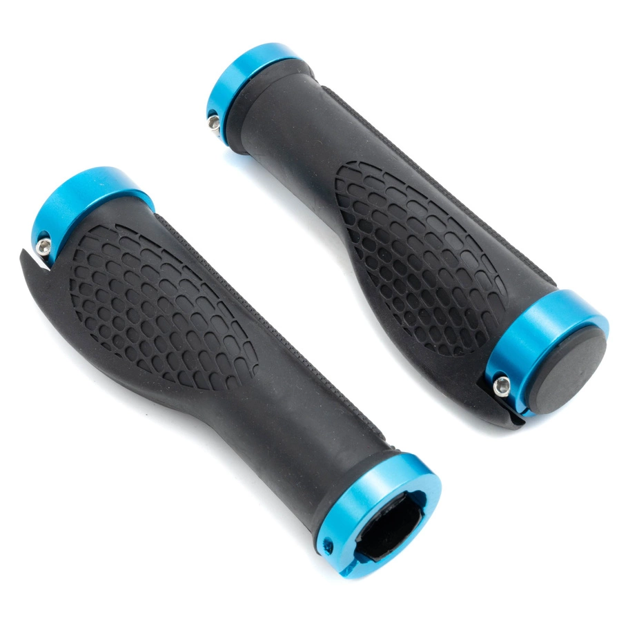 Rubber Handle Grips with Metal Ring