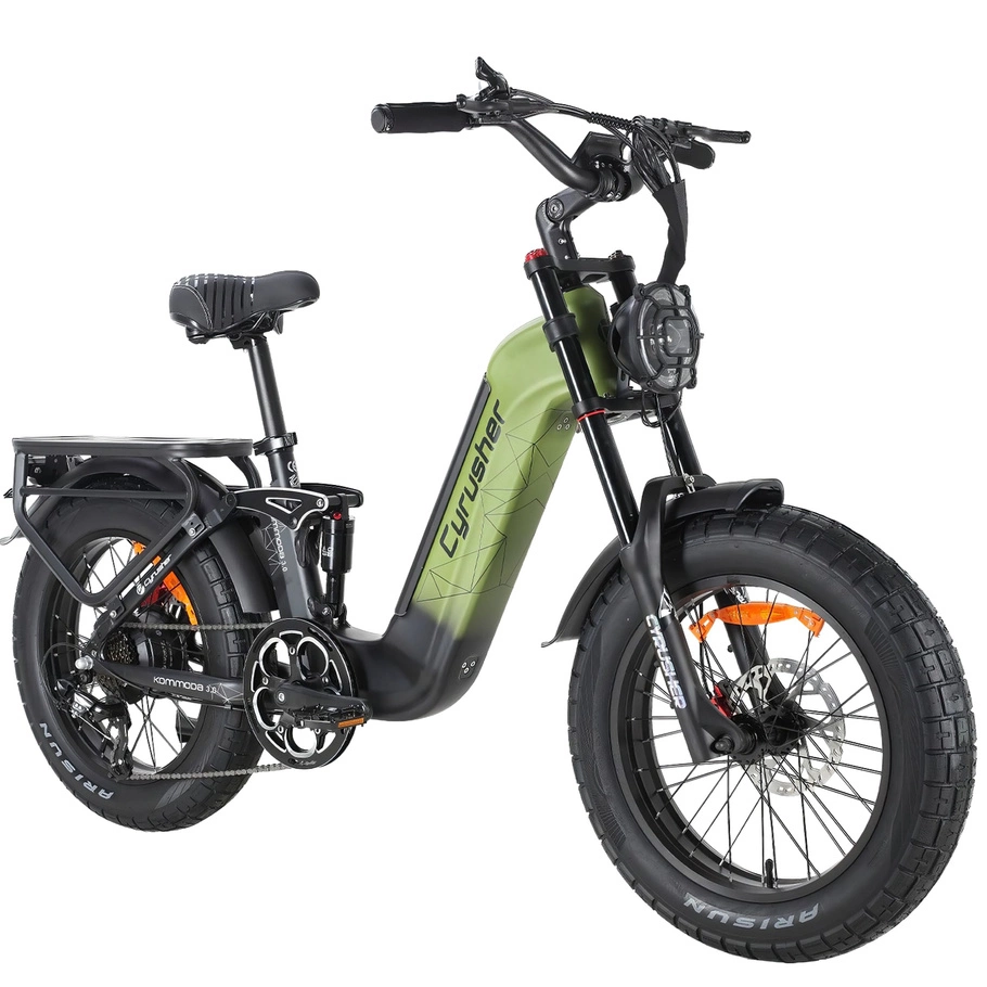 Cyrusher Kommoda 3.0 Electric Bike - 1400W Power | 20Ah Battery | 28mph Speed | 68mi Range