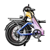 Heybike Ranger 3.0 Pro Foldable Electric Bike - 1200W Power | 15Ah Battery | 28mph Speed | 90mi Range | Limited Miami Sunset