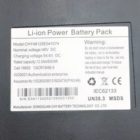 Battery T4 Maxwheel 48V 54.6V 12.5Ah