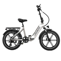 ECORUSH ECO R2 Electric Bike - 250W Power | 10.4Ah Battery | 15.5mph Speed | 55mi Range