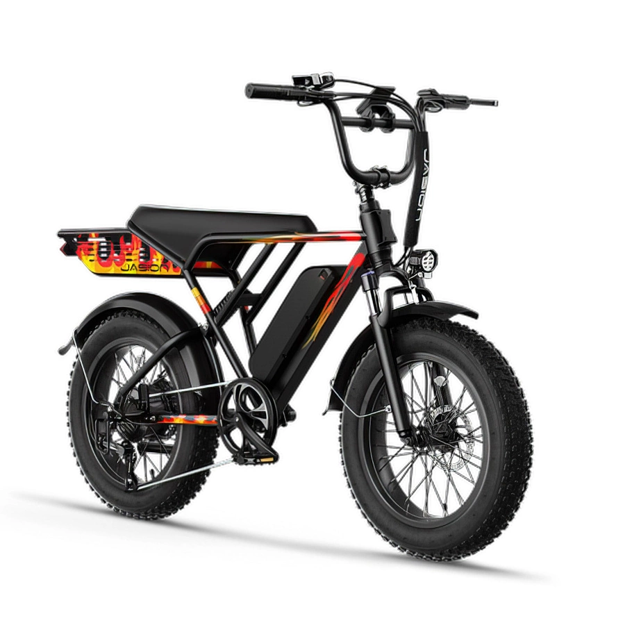 Jasion RetroVolt Electric Bike - 500W Power | 12.5Ah Battery | 28mph Speed | 50mi Range