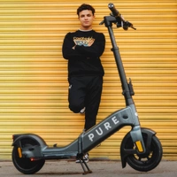 Pure Flex Electric Scooter - 710W Power | 9.5Ah Battery | 15.5mph Speed | 25mi Range