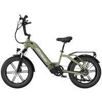 ECORUSH ECO R6 Electric Bike - 250W Power | 15.6Ah Battery | 15.5mph Speed | 75mi Range