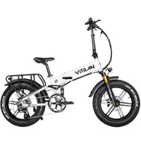 Vitilan I7 Pro 3.0 Foldable Electric Bike - 1200W Power | 20Ah Battery | 28mph Speed | 65mi Range