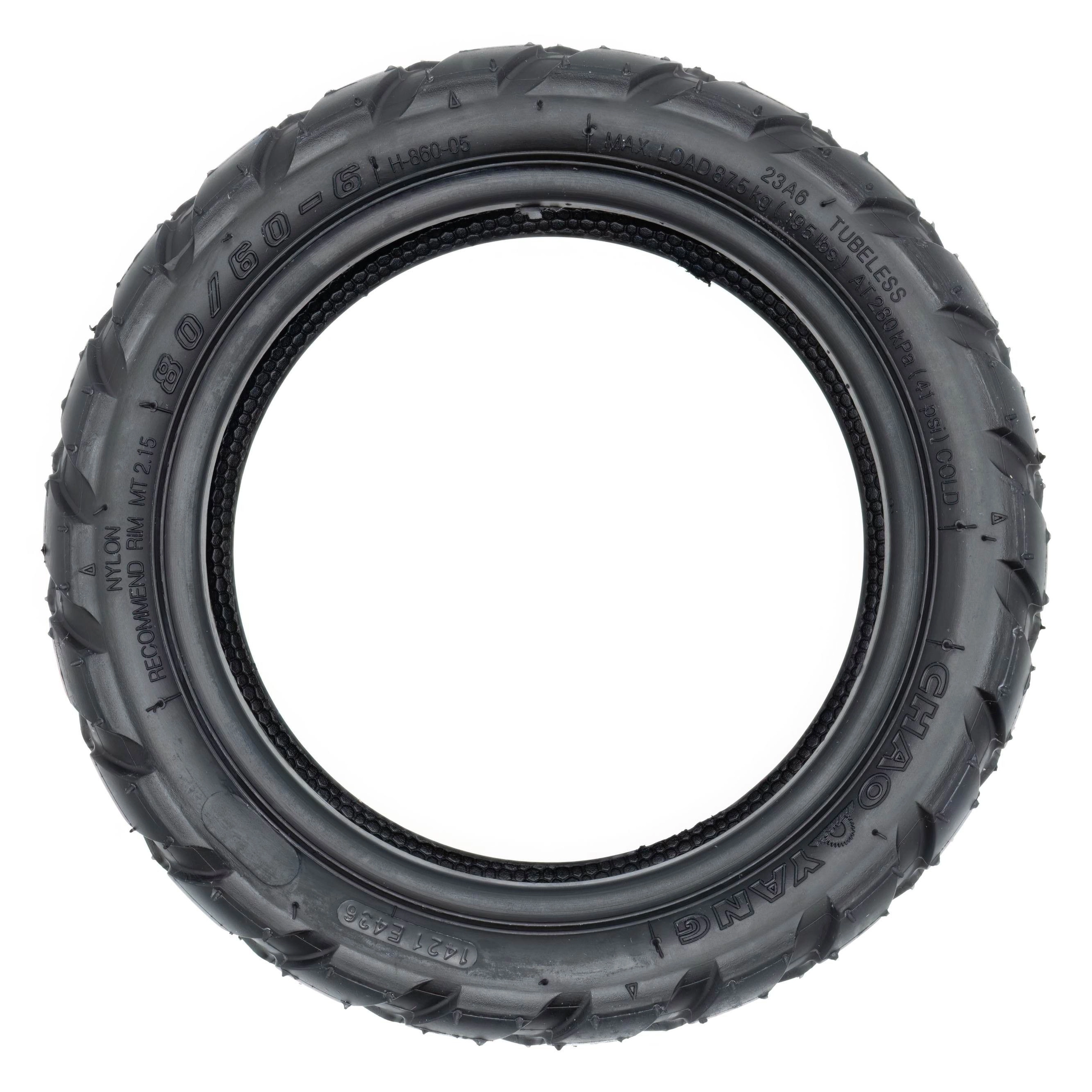 80/60-6 Tubeless Tyre for Dragon GTR and GTR V2 Scooter – AE SPORTS