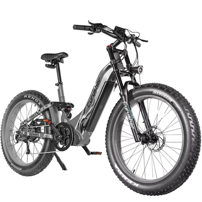 Cyrusher Trax Electric Bike - 750W Power | 20Ah Battery | 28mph Speed | 74mi Range