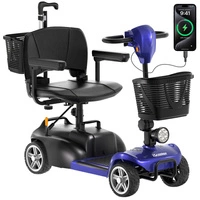 isinwheel X02 Pro Electric Mobility Scooter - 250W Power | 20Ah Battery | 6mph Speed | 20mi Range