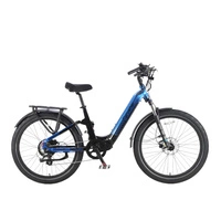 Cyrusher Sprint Electric City Bike - 1400W Power | 15Ah Battery | 28mph Speed | 59mi Range | Step-Thru