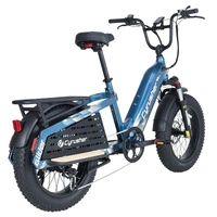 Cyrusher Glider Cargo Electric Bike - 250W Power | 15.6Ah Battery | 15.5mph Speed | 62mi Range