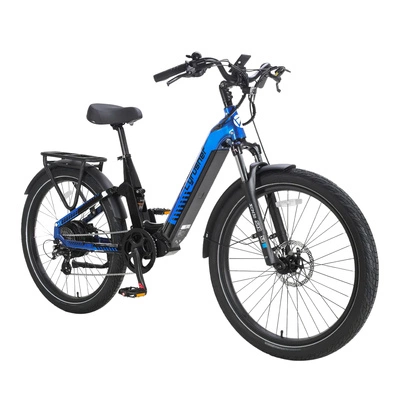 Cyrusher Sprint Electric City Bike - 1400W Power | 15Ah Battery | 28mph Speed | 59mi Range | Step-Thru