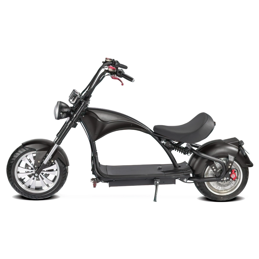 Ampride Chopper Pro Electric Bike | Premium Performance | 3000W (4000W Peak) Power | 34mph Speed | 30Ah Battery | 37mi Range | Custom Design | Motorcycle Style Transport