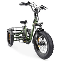 Hidoes ET1 Electric Tricycle - 750W Power | 20Ah Battery | 25mph Speed | 41mi Range