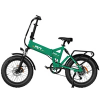 PVY Z20 Plus Foldable Electric Bike - 500W Power | 14Ah Battery | 31mph Speed | 62mi Range