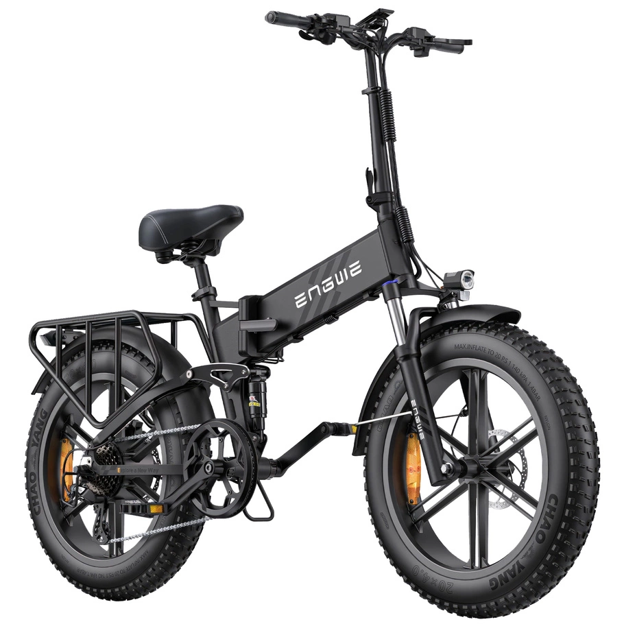 ENGWE Engine Pro 2.0 Foldable Electric Bike - 1200W Power | 16Ah Battery | 28mph Speed | 68mi Range