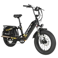 Cyrusher Glider Cargo Electric Bike - 250W Power | 15.6Ah Battery | 15.5mph Speed | 62mi Range