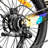 Heybike Helio F Foldable Electric Bike - 250W Power | 10Ah Battery | 15.5mph Speed | 75mi Range | Artists Limited Edition