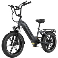 ECORUSH ECO R6 Electric Bike - 250W Power | 15.6Ah Battery | 15.5mph Speed | 75mi Range