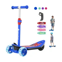 Isinwheel Mini Spider Electric Scooter - 100W Power | 4.5Ah Battery | 6.2mph Speed | 9mi Range | Ride/Remote Skateboard | Kids Scooter