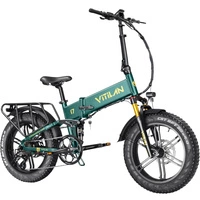 Vitilan I7 Pro 3.0 Foldable Electric Bike - 1200W Power | 20Ah Battery | 28mph Speed | 65mi Range