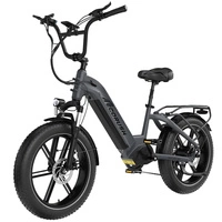 ECORUSH ECO R6 Electric Bike - 250W Power | 15.6Ah Battery | 15.5mph Speed | 75mi Range