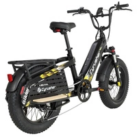 Cyrusher Glider Cargo Electric Bike - 250W Power | 15.6Ah Battery | 15.5mph Speed | 62mi Range