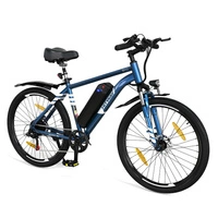 HITWAY BK15S Electric Bike - 250W Power | 12Ah Battery | 15.5mph Speed | 55mi Range | 26-Inch