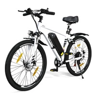 HITWAY BK15S Electric Bike - 250W Power | 12Ah Battery | 15.5mph Speed | 55mi Range | 26-Inch