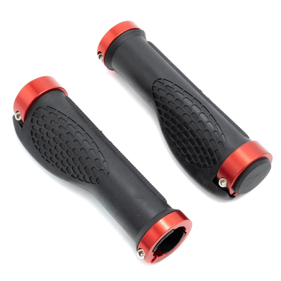 Rubber Handle Grips with Metal Ring