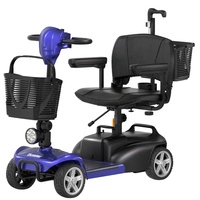 isinwheel X02 Pro Electric Mobility Scooter - 250W Power | 20Ah Battery | 6mph Speed | 20mi Range