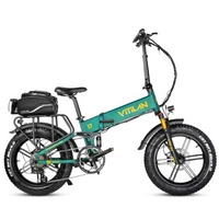 Vitilan I7 Pro 2.0 Foldable Electric Bike - 750W Power | 20Ah Battery | 28mph Speed | 65mi Range