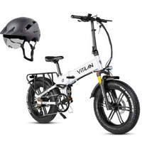 Vitilan I7 Pro 2.0 Foldable Electric Bike - 750W Power | 20Ah Battery | 28mph Speed | 65mi Range