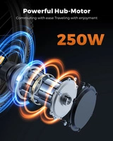 ENGWE T14 Foldable Electric Bike - 600W Power | 10Ah Battery | 30mph Speed | 50mi Range