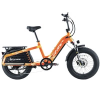 Cyrusher Glider Cargo Electric Bike - 250W Power | 15.6Ah Battery | 15.5mph Speed | 62mi Range