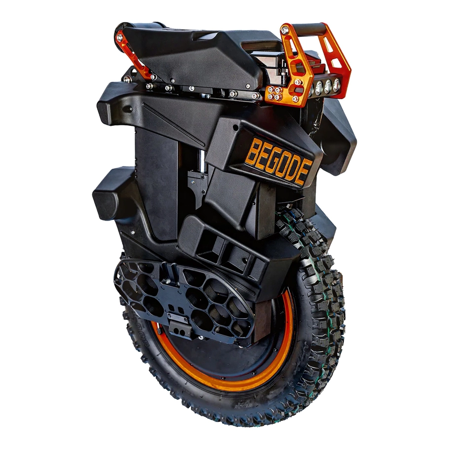 Begode Extreme Electric Unicycle - 2400Wh / 3500W / 50mph [80kph] Speed / 85mi [137km] Range/ Black