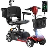 isinwheel X02 Pro Electric Mobility Scooter - 250W Power | 20Ah Battery | 6mph Speed | 20mi Range