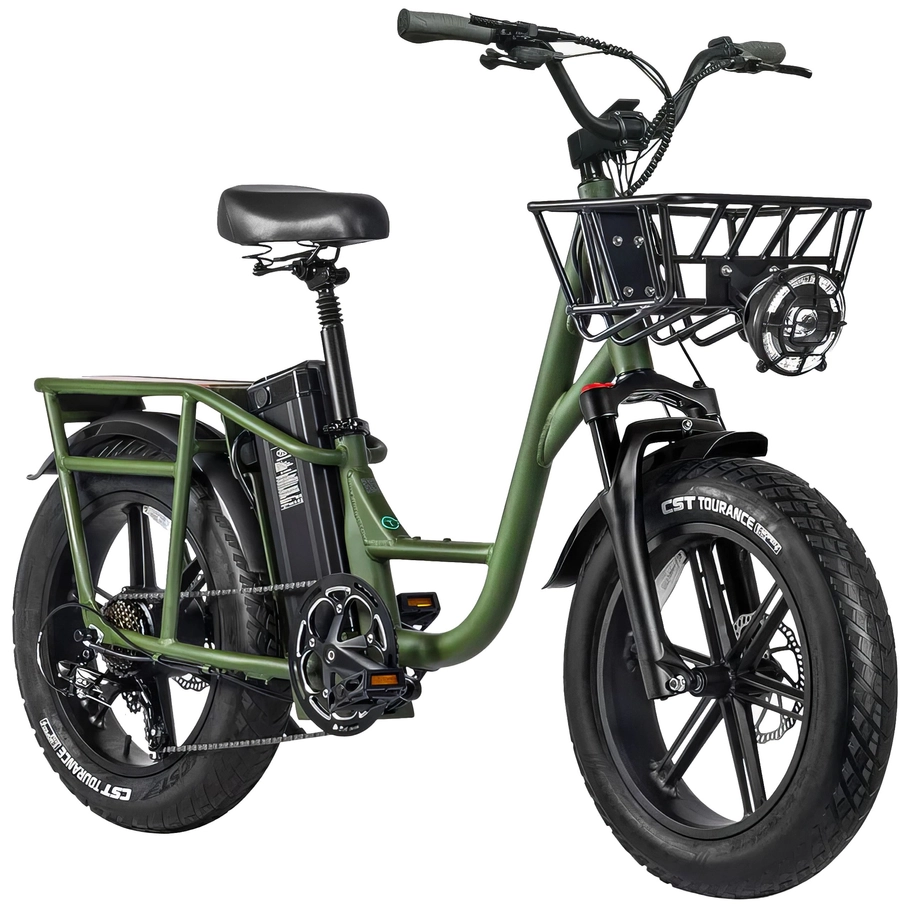 Fiido T1 Pro Electric Bike - 750W Power | 20Ah Battery | 28mph Speed | 93mi Range