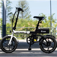 Hitway BK35S Foldable Electric Bike - 250W Power | 9Ah Battery | 15.5mph Speed | 44mi Range | 16-Inch