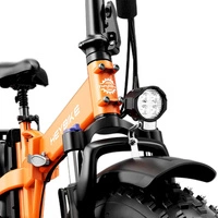 Heybike Mars 2.0 Foldable Electric Bike - 1400W Power | 12.5Ah Battery | 28mph Speed | 45mi Range