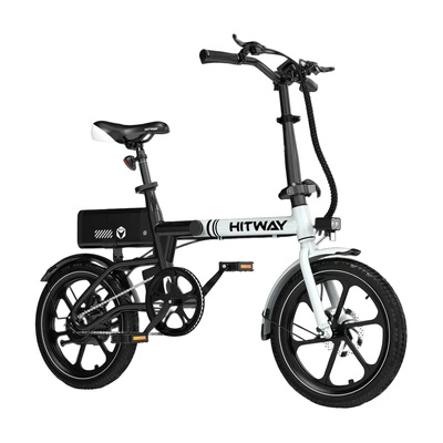 Hitway BK35S Foldable Electric Bike - 250W Power | 9Ah Battery | 15.5mph Speed | 44mi Range | 16-Inch