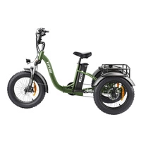 Vipcoo ET1 Electric Tricycle - 750W Power | 20Ah Battery | 25mph Speed | 41mi Range