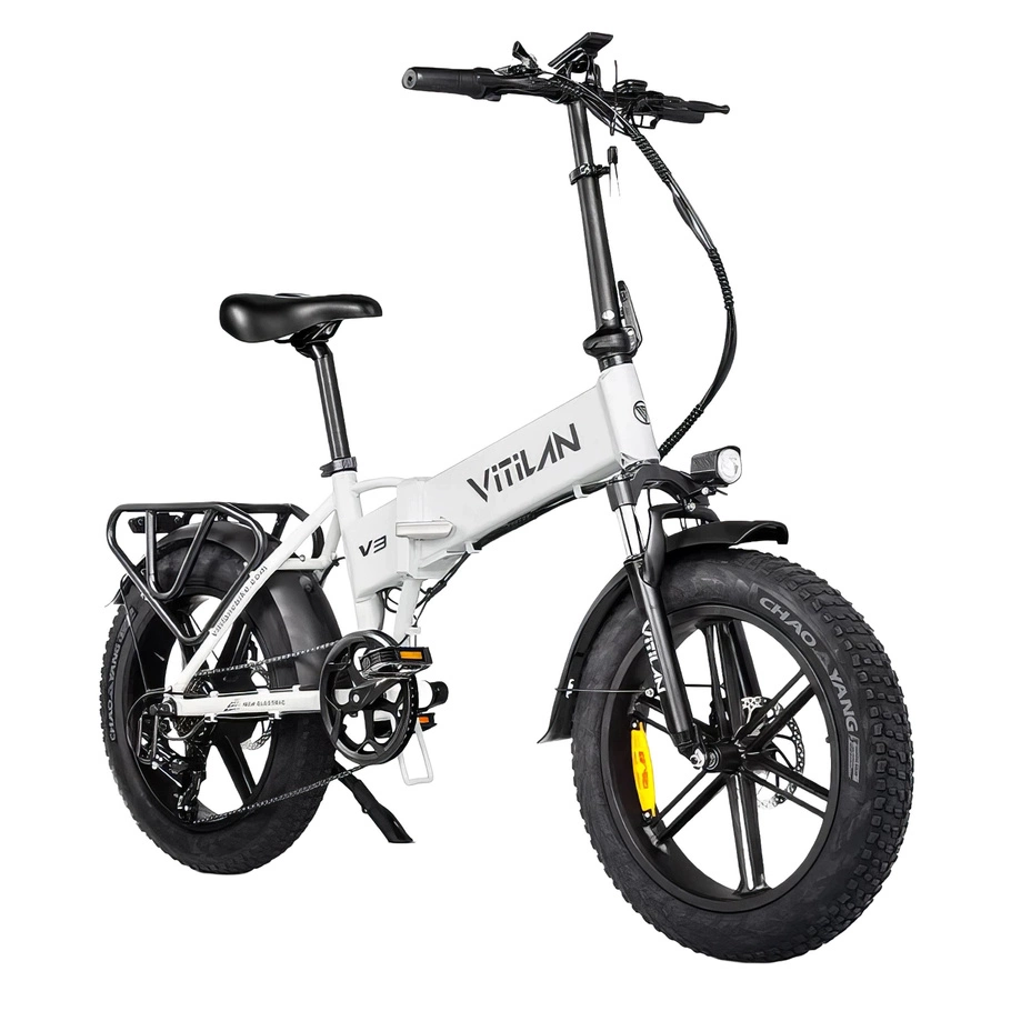 Vitilan V3 2.0 Foldable Electric Bike - 1200W Power | 13Ah Battery | 28mph Speed | 45mi Range