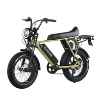 Onemile Scrambler S Pro Electric Bike - 850W Power | 19.2Ah Battery | 28mph Speed | 56mi Range | Retro S/2.0 | High-Step