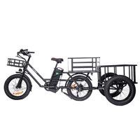 ADN K750 Electric Cargo Bike - 750W Power | 20.8Ah Battery | 28mph Speed | 50mi Range | Cargo Trailer